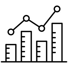 Analyse Report Vector Icon Stock Illustration for Business and Scientific Concepts