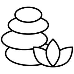 Wellness Vector Icon Stock Illustration for Health and Wellbeing Concepts