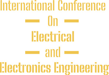 International Conference on Electrical and Electronics Engineering Poster, White and Blue Design