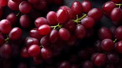Fresh strawberry top view flat lay with whole and sliced juicy texture vibrant red tropical fruit food pattern