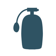 perfume bottle silhouette vector stock illustration.