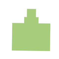 perfume bottle silhouette vector stock illustration.