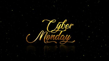 Cyber Monday, Cyber Monday Text Animation Effects - Powered by Adobe