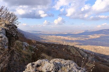 scenic landscape of Safin mountains near Shaqlawa, Erbil, Arbil, Kurdistan, Iraq