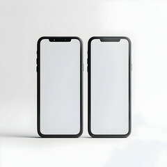 Modern Phone Mockup for App and UI Design Showcase