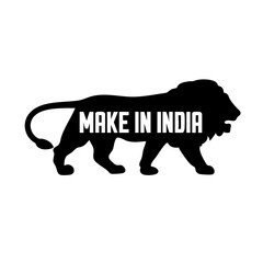 Make in India Vector Icon - Manufacturing and National Pride Symbol