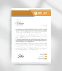 Modern Business Letterhead Template  Corporate & Minimal Design  Print Ready