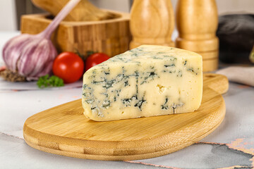Dor blue cheese with mold