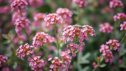 Obraz premium pink flowers in the garden
