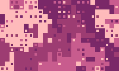 Abstract pixel art background.  Shades of pink and purple create a dynamic, textured effect. Ideal for websites, presentations, or digital art projects.