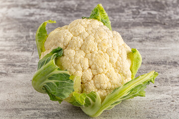 Fresh cauliflower cabbage for cooking