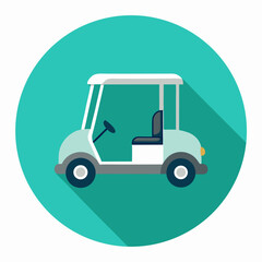 Fototapeta premium forklift truck icon