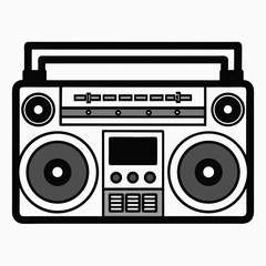 retro radio cassette