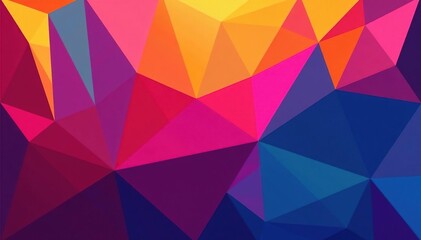 Obraz premium Geometric tessellation, sharp angles and bold colors , abstract, geometric, tessellation