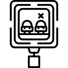 No Overtaking Icon