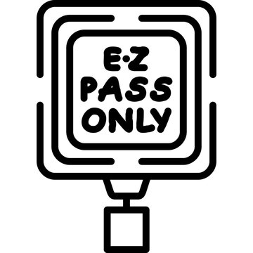 E-ZPass Only Icon