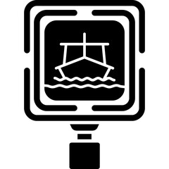 Ferry Crossing Icon