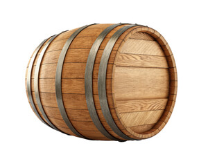 old wooden barrel isolated PNG