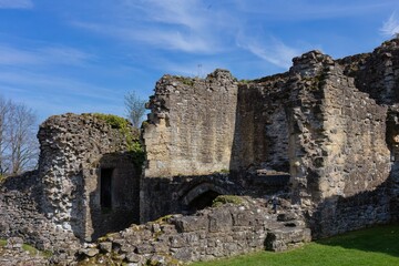 ruins of castle at Helmsley Castle - Helmsley - North Yorkshire - Great Britain