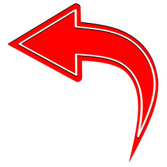Red Arrow, Direction, Pointer