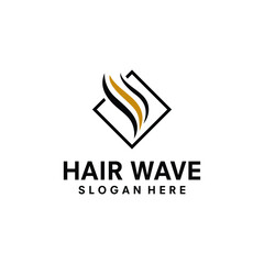 hair logo vector icon illustration