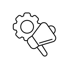 Marketing Automation Icon vector stock illustration