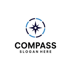 compass logo vector icon illustration