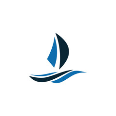 ship logo vector icon illustration
