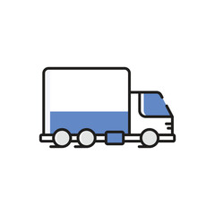 Delivery Truck Vector icon