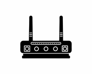 creative details Router icon Vector Illustration 