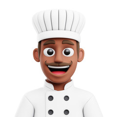 chef 3d cartoon character