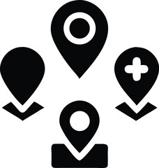 set of vector map pointers