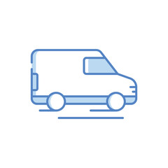 Delivery Van Vector icon