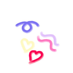 question mark and heart