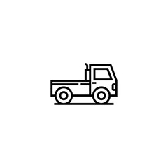 Truck icon flat vector design