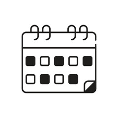 Schedule Vector icon