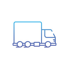 Delivery Truck Vector icon