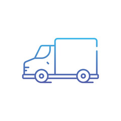 Delivery Van Vector icon