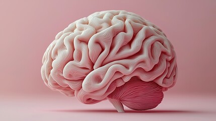 World brain day concept 3d illustration. World mental health day, Mental freedom concept background.  