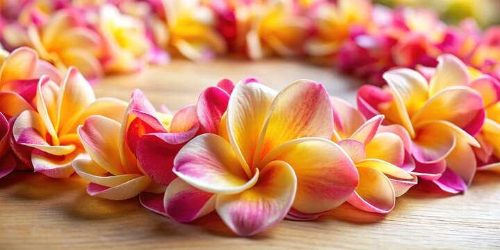Hawaiian Ilima Flower Lei - Beautiful Floral Design