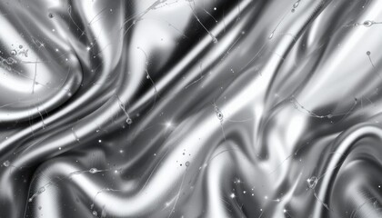 Abstract Silver and Grey Swirl Texture