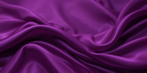 Abstract Purple Silk Drape