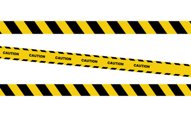 Caution Stripe Vector Illustration — Yellow and Black Diagonal Safety Lines. High-contrast hazard warning design for road signs, construction zones, and safety alerts. Ideal for danger zones, caution 