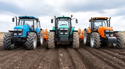Digital Transformation in Agriculture with Automated Tractors on Plowed Fields