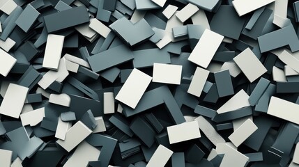 Abstract Grey White Blocks Background Texture