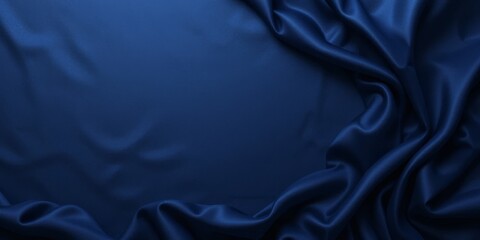 Obraz premium Midnight Blue Silk Drape
