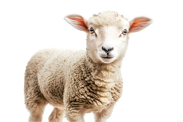 sheep isolated on white background