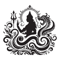vector illustration of lord ganesh