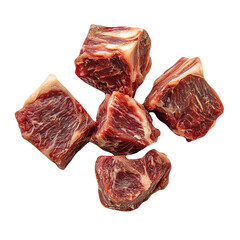 Fototapeta premium Agnello metà isolated on a white background
