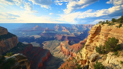 Majestic Grand Canyon Arizona Scenic Vista Breathtaking Landscape